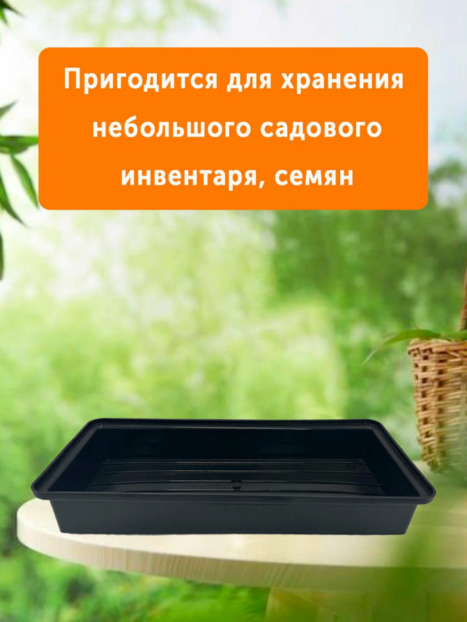 Ящик для рассады комплект 5 штук 45,5х20х7 см пластик