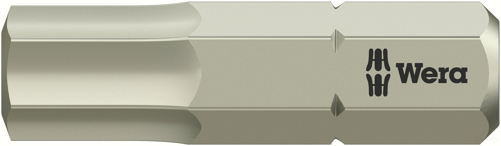 3840/1 TS Hex-Plus bits for internal hexagon, stainless steel, shank 1/4" C 6.3. 6 x 25 mm