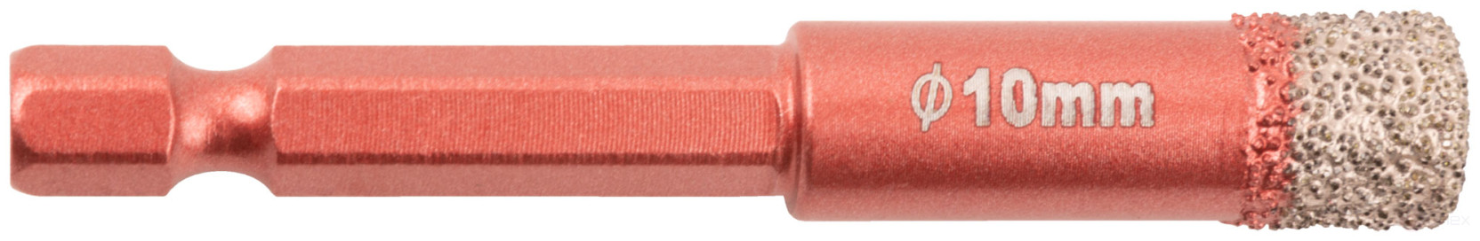 Коронка алмазная универсальная CUTOP Special, шестигранный хвостовик 1/4", 10 x 10 х 67 мм