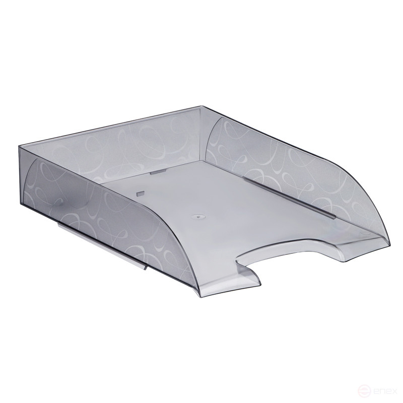 Paper tray horizontal STAMP "Frost", tinted grey