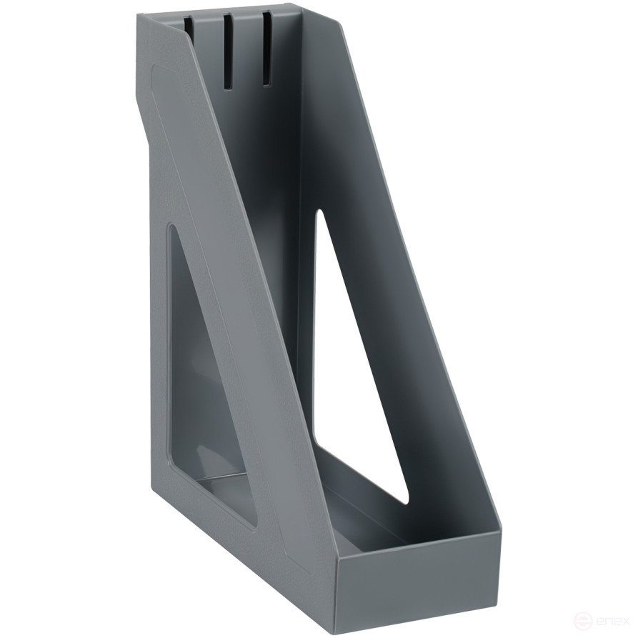 Paper tray vertical STAMP "Basis", grey, width 100mm