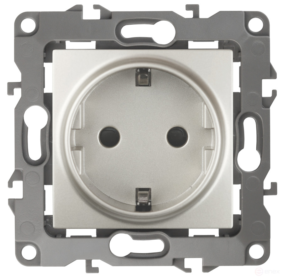 Розетка ЭРА Серия 12 12-2101-15 2P+E Schuko 16A-250В IP20 перламутр