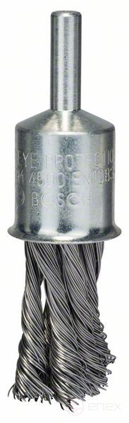 Brush brush with bundles of wavy steel wire, 19x0.35 mm 19 mm, 0.35 mm