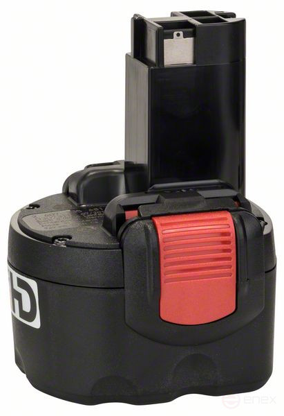 9.6 V battery, Type O Standard Duty (SD), 2.6 Ah, NiMH