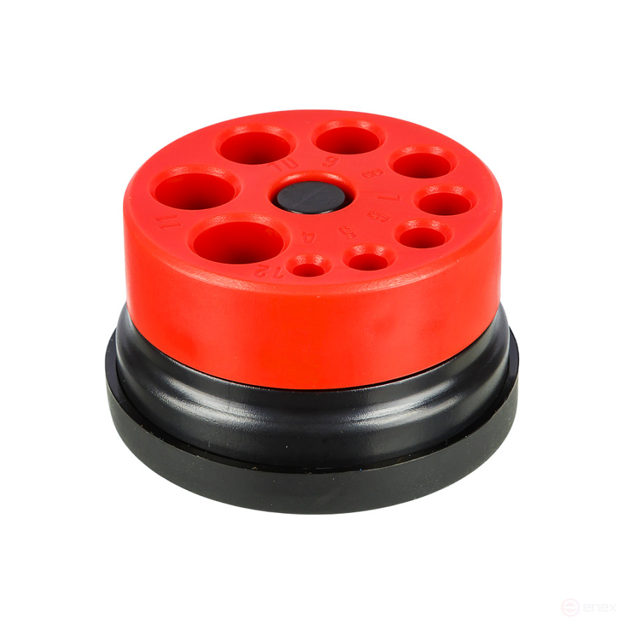 Кондуктор для сверления ПРАКТИКА от 4 до 12 мм, с пылесборником (247-026)