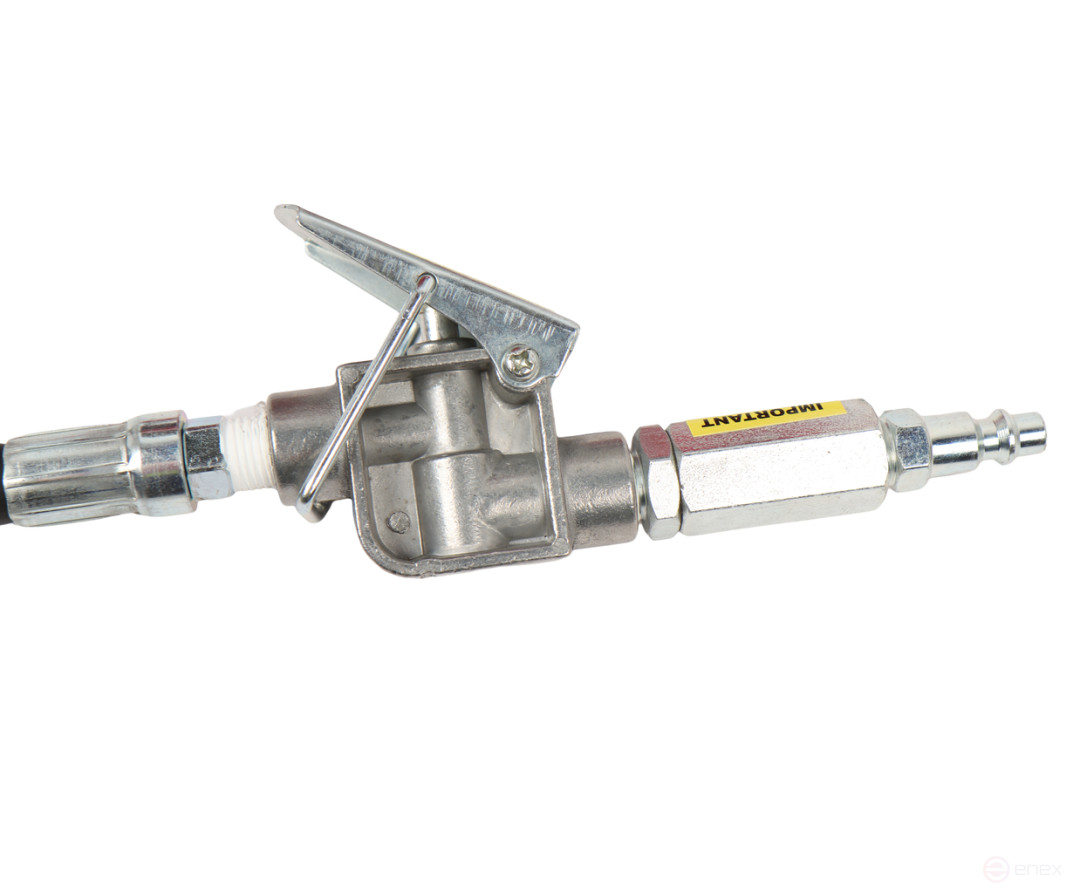 Домкрат бутылочный 20т 265-510мм пневматический GTE