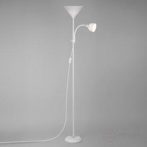 7088-501 Floor Lamp Rivoli Alexandrina 7088-501 Floor Lamp 1 x E27 40W + 1 x E14 40W White
