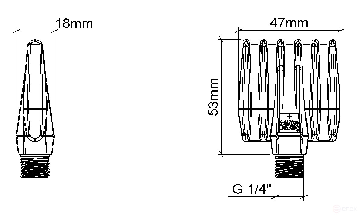 Silvent 9002W-S air nozzle+