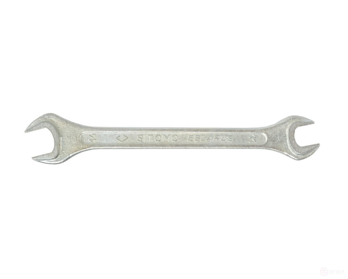 Ключ гаечный рожковый двусторонний 11x14 оцинкованный SITOMO BELARUS