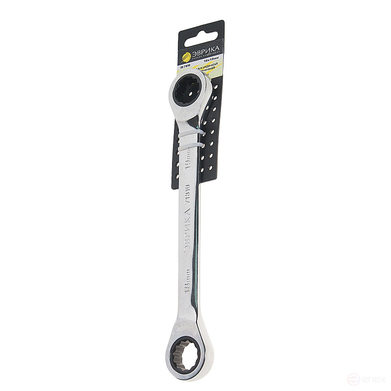 18x19mm ER-71819H ratchet wrench (on holder) EUREKA 1/10