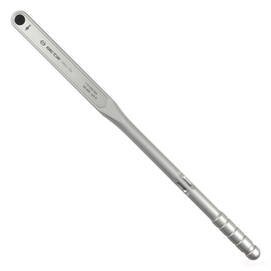 Динамометрический ключ 3/4", 110-550 Нм, "ALUMINIUM", футляр KING TONY 3465G-1FB