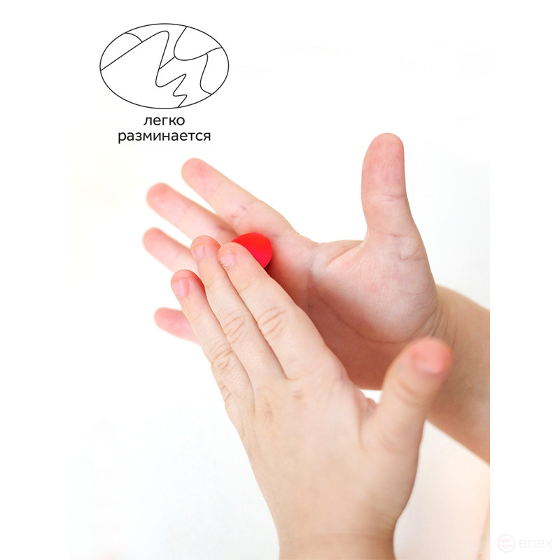 Plasticine Gamma "Orange sun", 24 colors (6 classic, 6 sequined, 6 pearl, 6 fluorine), 312g, with stack, cardboard. packaging