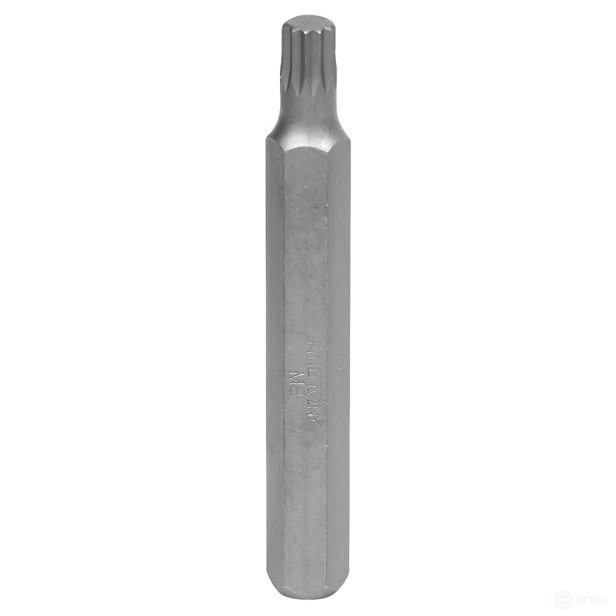 End insert (bit) 10 mm, Spline, M6, 80mm KING TONY 168006M