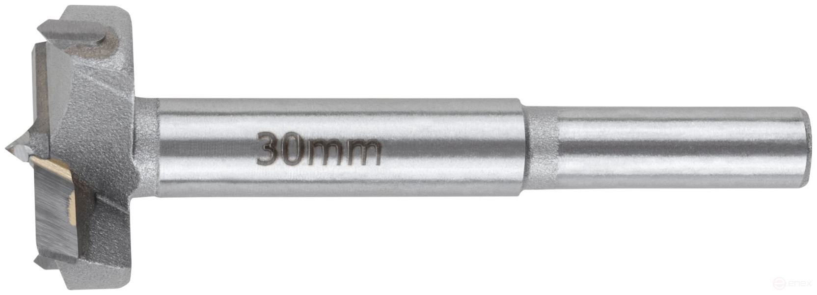 Forstner drill bit (milling cutter) with 30 mm carbide inserts