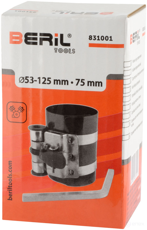 Piston ring mandrel 53-125mm H=75mm BERIL