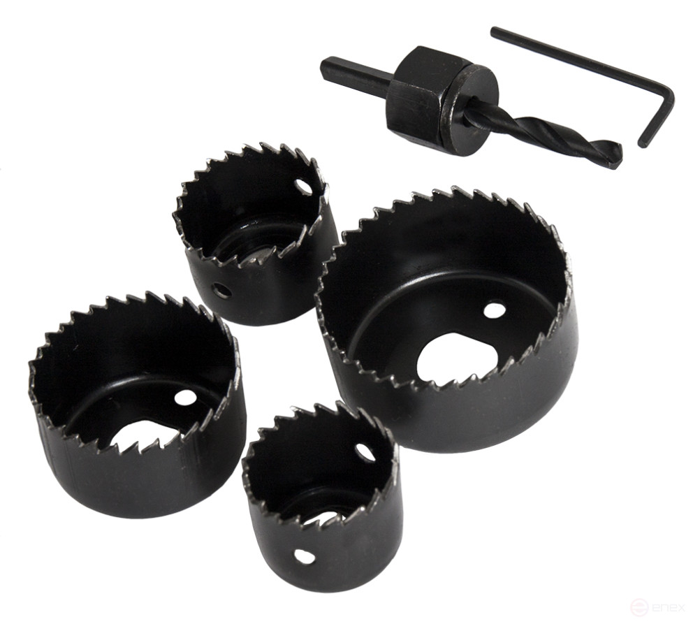 Set of HCS crowns PRACTICE 4 pcs 32, 35, 44, 54 mm + Adapter (773-255)