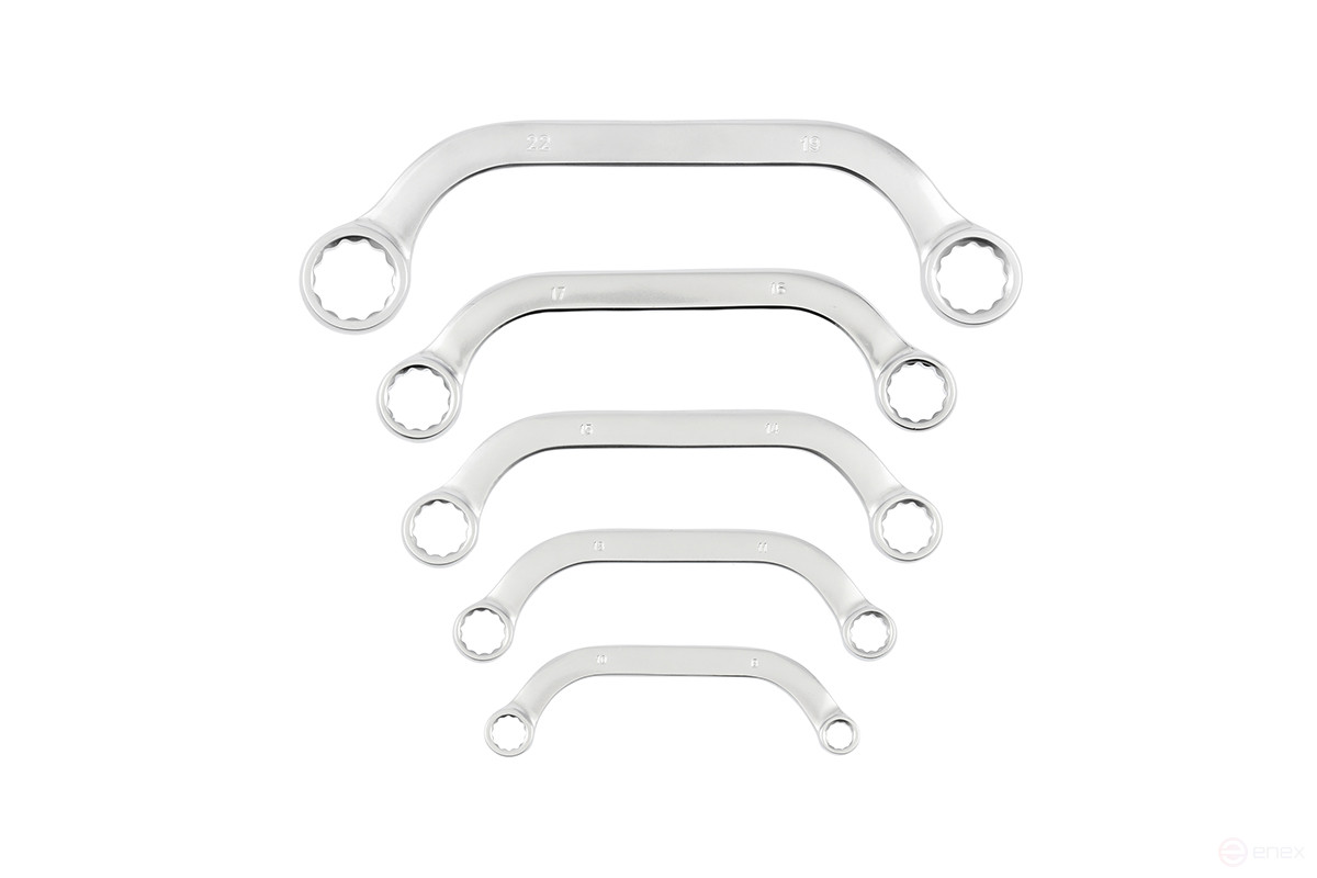 Набор накидных ключей типа C, 5 шт. HOEGERT