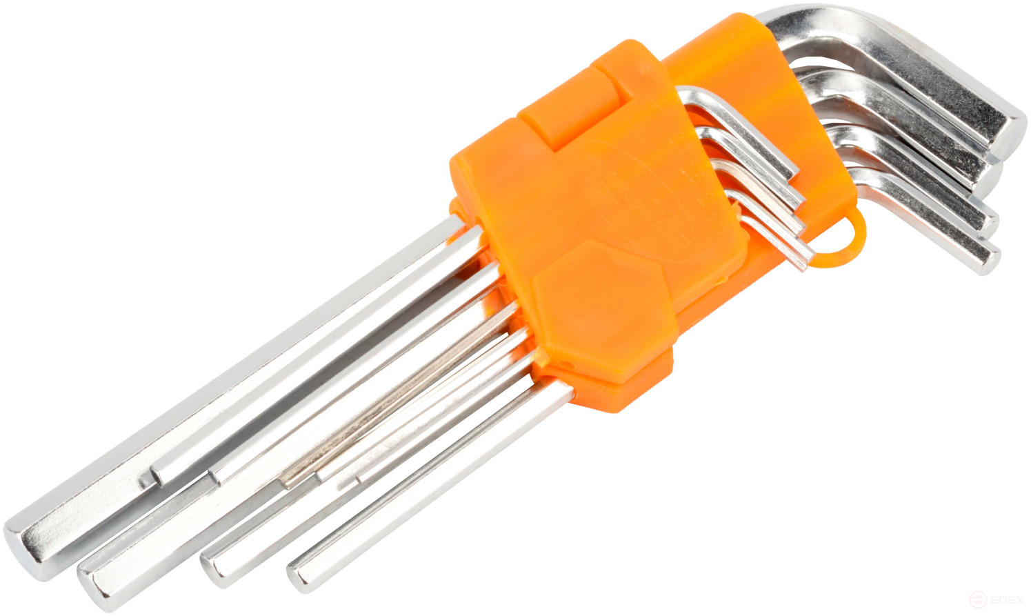 Набор Г-обр. шестигр. 8ч (3.0-12мм; CR-V; удлинённые) АвтоDело (30343)