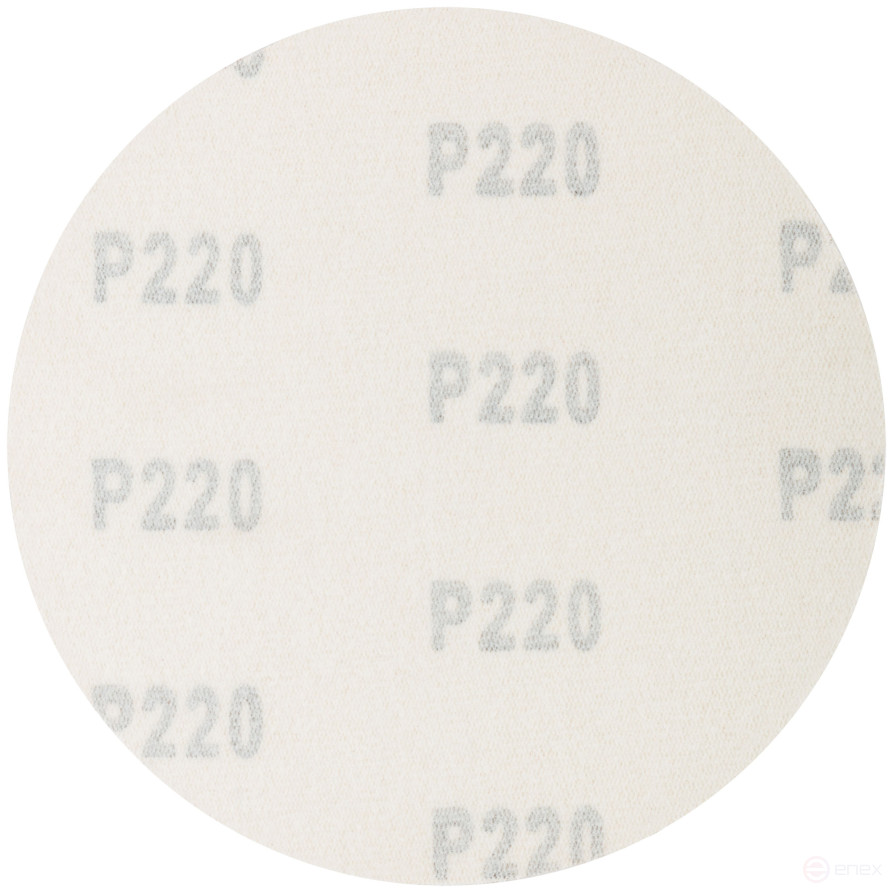 Круги абразивные шлифовальные на ворсовой основе под "липучку" (Р220, 125 мм, 5шт.), Cutop Profi