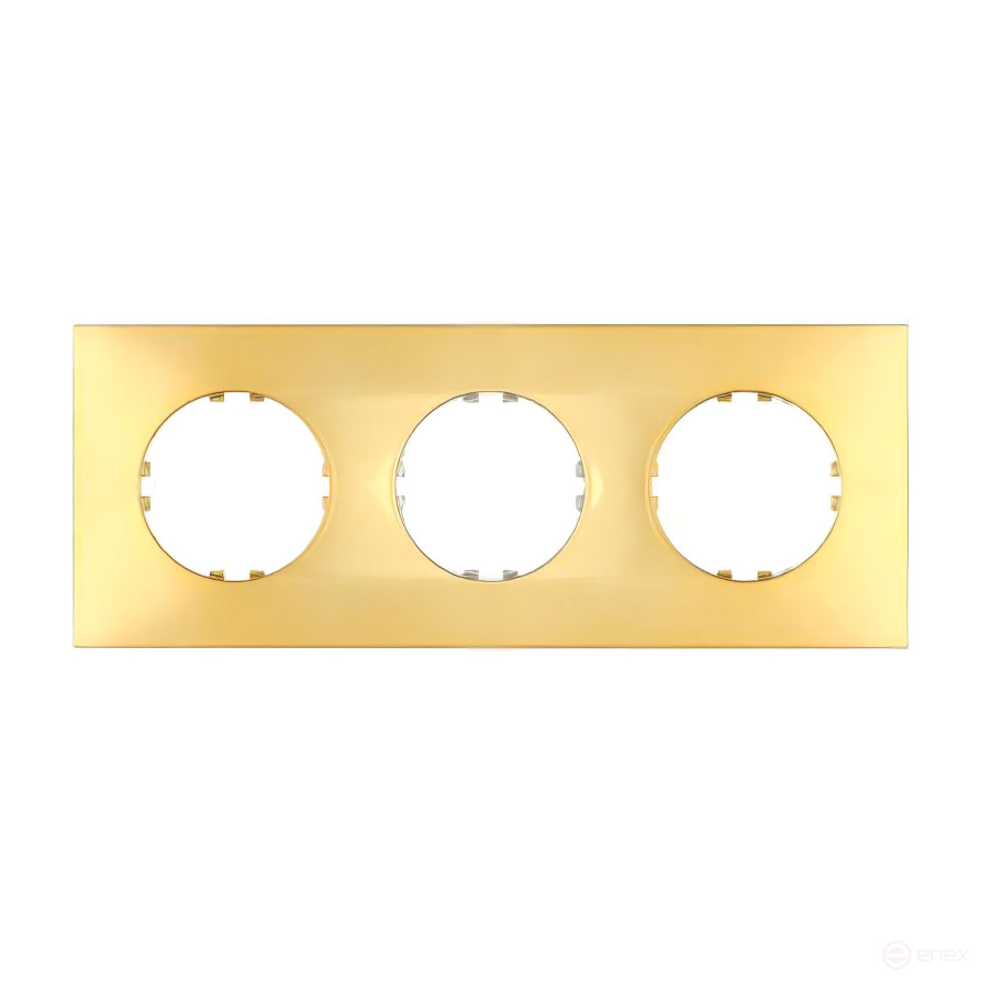 Frame 3-post square (gold) Vintage QUADRO