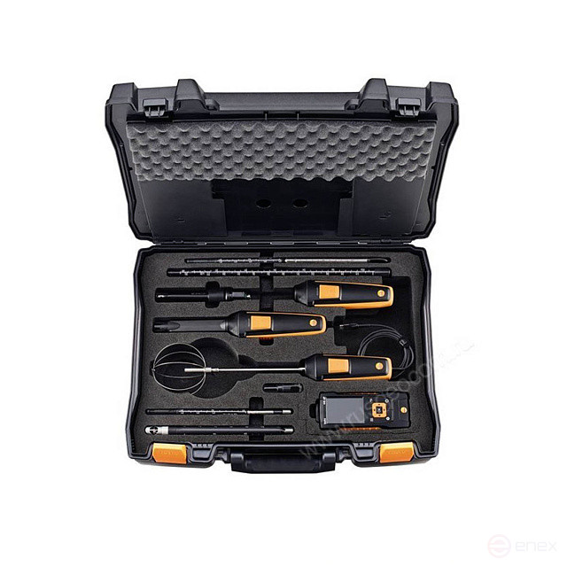 Service case for measuring Testo volume flow