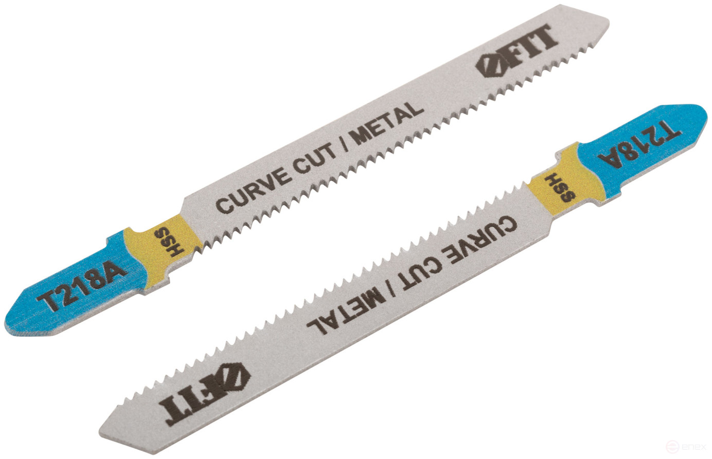 Полотна по металлу, HSS, фрезерованные, волнистые зубья, 76/51/1,1 мм (T218A), 2 шт.