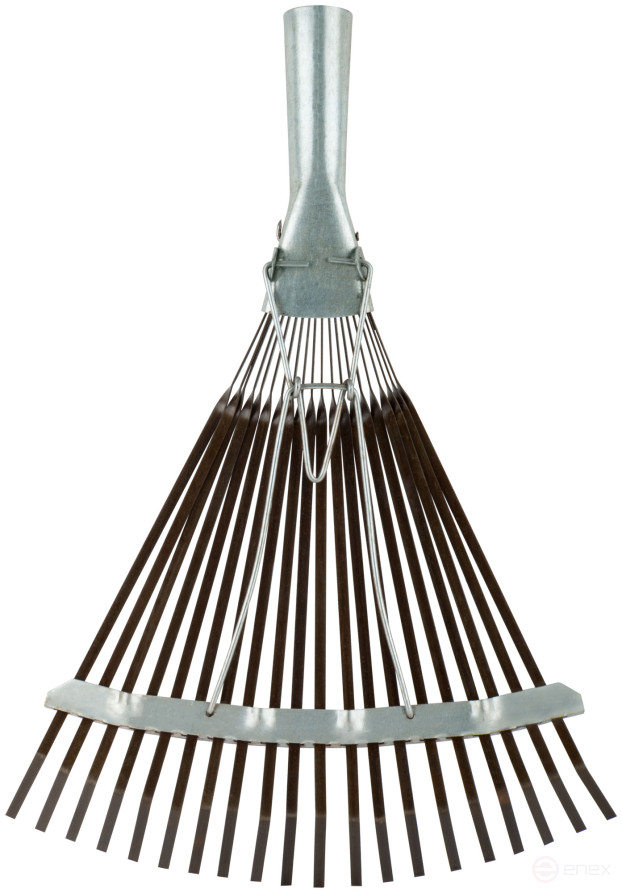 Грабли веерные регулируемые пластинчатые, 20 зубьев, 250-415 мм, без черенка