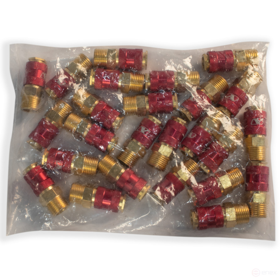 Professional mom fitting with 1/2M male thread, brass, 25 pcs