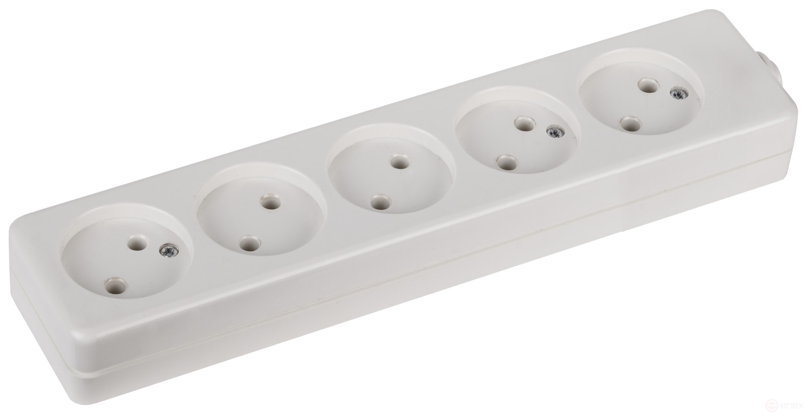 Block ERA K-5 5 sockets without grounding white