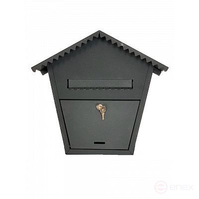 Warsaw 2 mailbox, black moire paint, individual packaging (box) + group packaging (box)