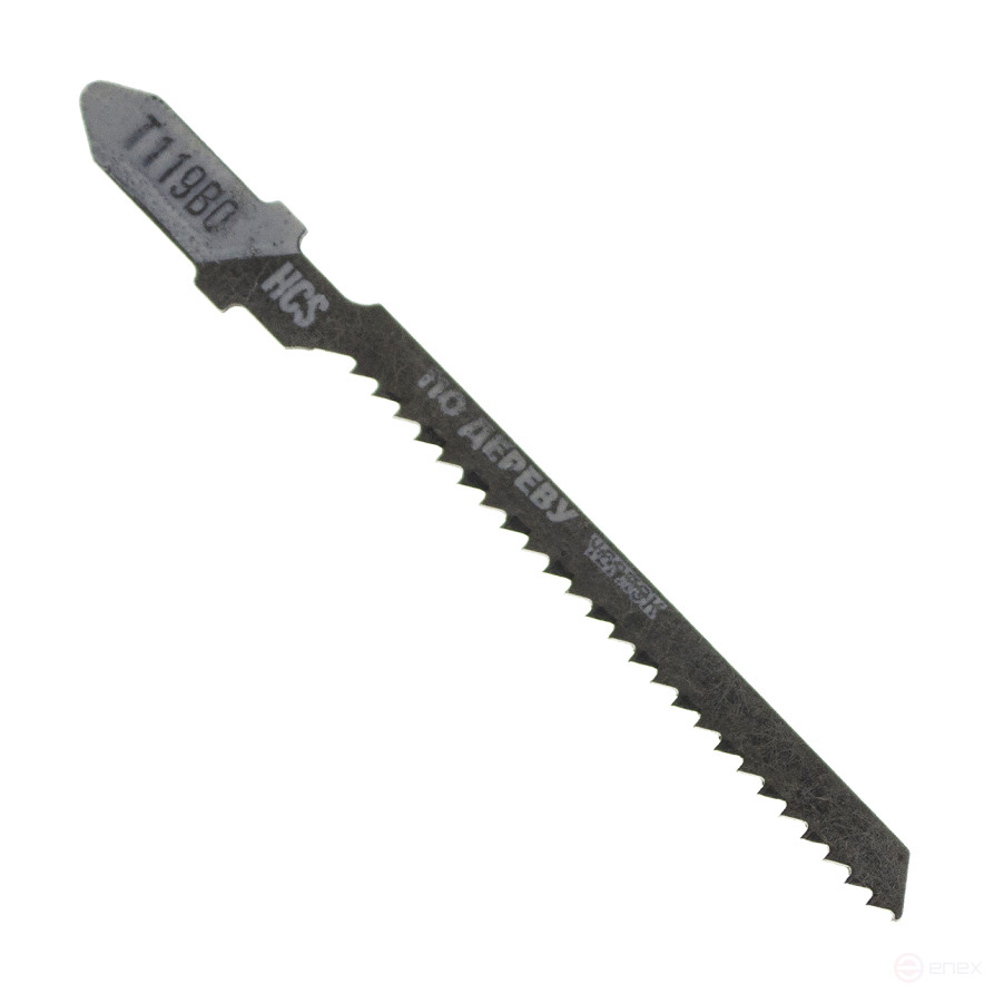 Wood jigsaw file, T119BO HCS, 75x50mm, curved cut, 2mm pitch, pack of 5 pcs, Cheglock