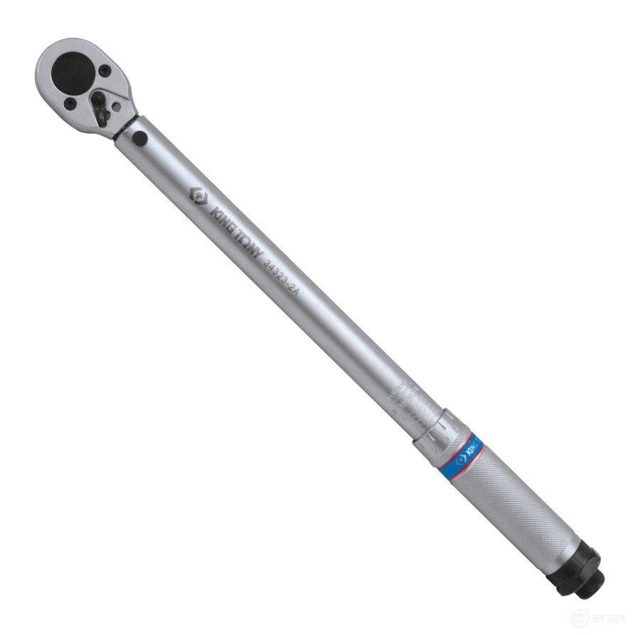 Динамометрический ключ 3/8", 20-110 Нм, "CLASSIC" для левой и правой резьбы, футляр KING TONY 34323-2A