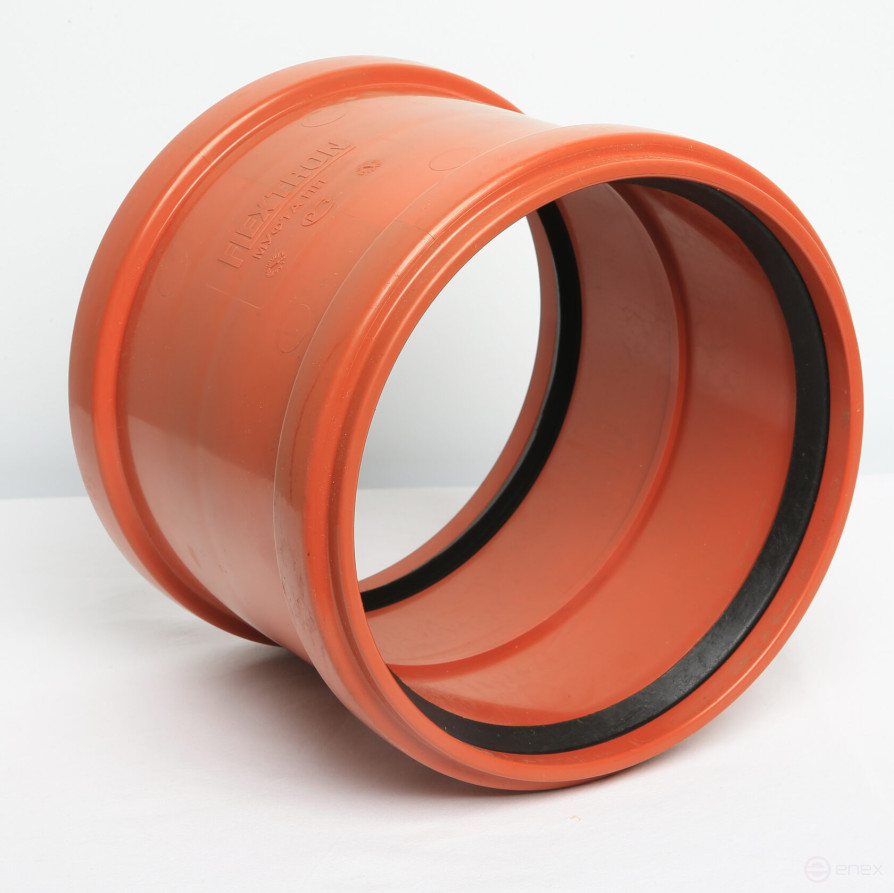 Муфта двухраструбная внешняя 110 мм