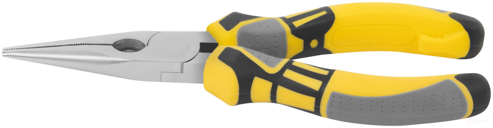 Тонконосы "Смарт", трехцветные прорезиненные ручки, никелевое покрытие 160 мм