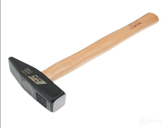 Молоток 0.400кг слесарный деревянная ручка гикори JTC