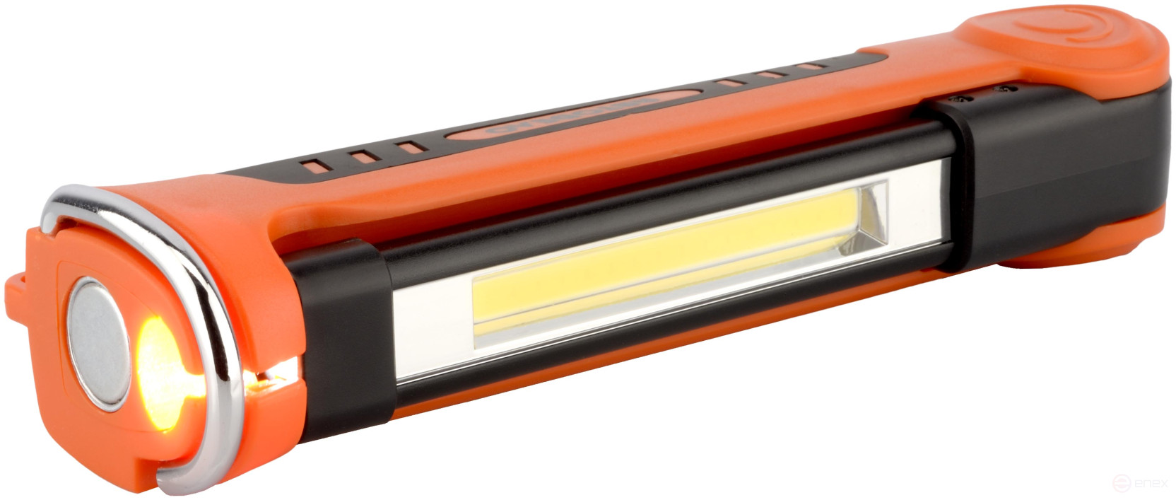 LED Inspection Folding Flashlight 3W COB+1W LED, 300Lm, Li-ion 1800mAh (Car Body) 44308