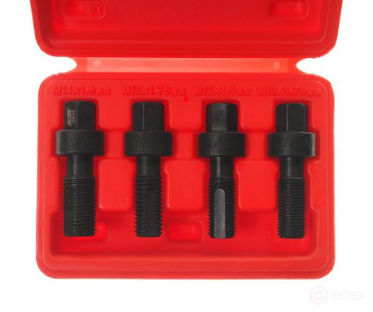 A set of taps for restoring the thread of the JTC wheel hub