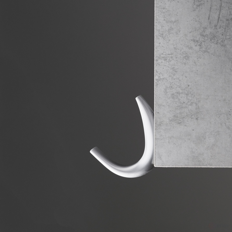 Крючок меб. однорожковый мет. SKY хром AKS