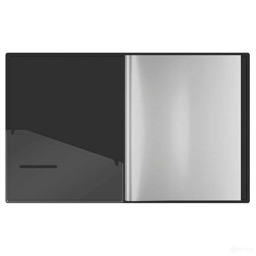 Folder with 60 Berlingo "Instinct" inserts, 30 mm, 700 microns, with inner pocket, lavender