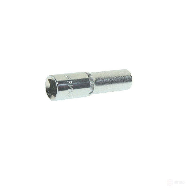 Головка торцевая 13мм 1/2" 12-гранная глубокая L=80мм ЭВРИКА ER-91506-12 /1/15