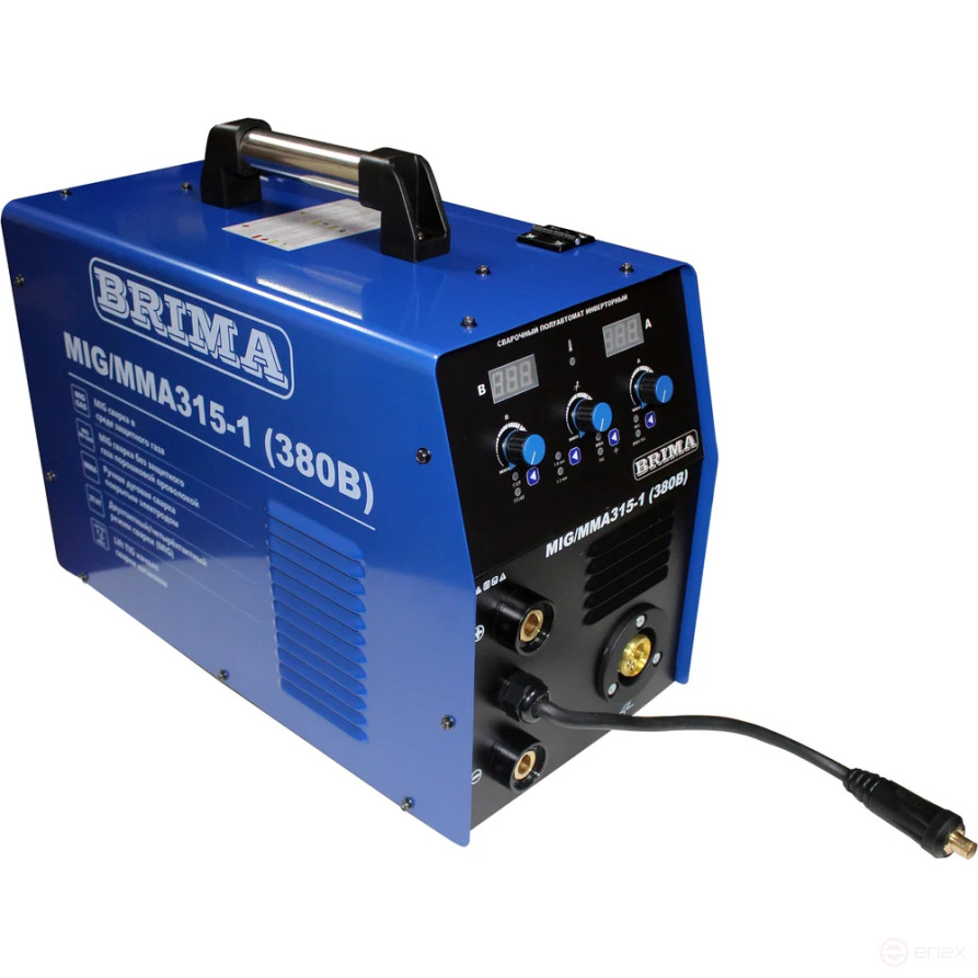 Semi-automatic welding machine MIG/MMA-315-1 (380V) (15kg) "BRIMA" with NAKS