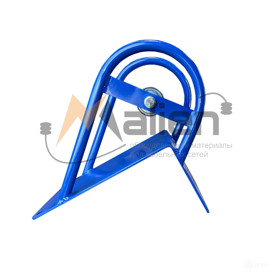 The cable roller on the edge of the PK-150K well (cable diameter up to 150 mm, roller load up to 200 kg) is stable
