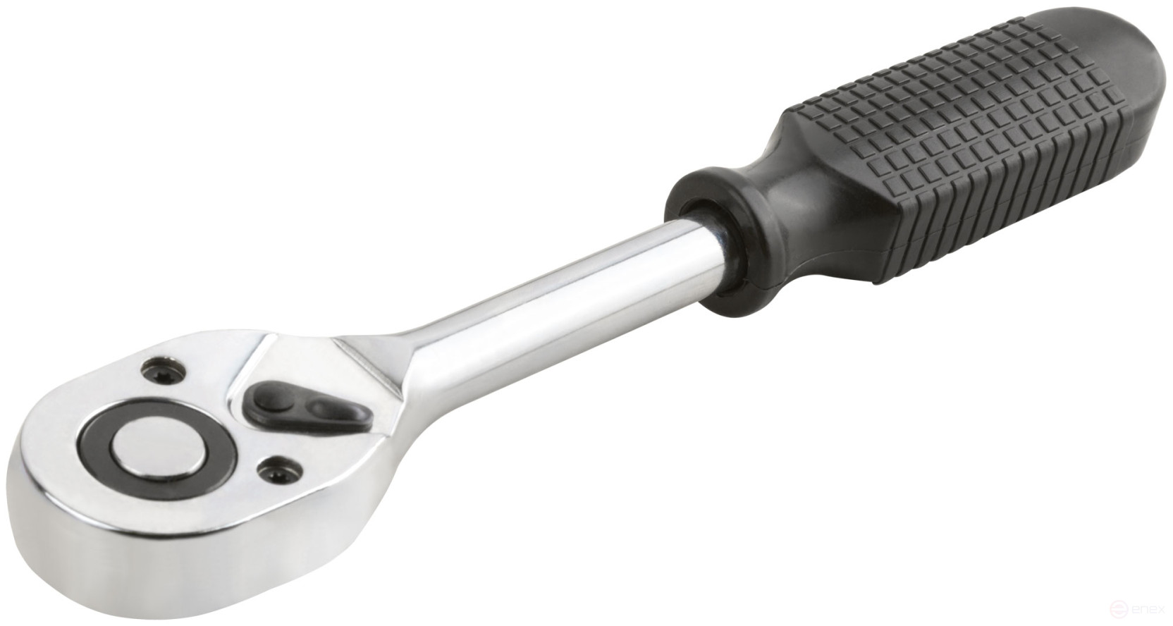 Hand crank (ratchet), 40Cr alloy steel mechanism, plastic handle, 1/2", 24 prongs