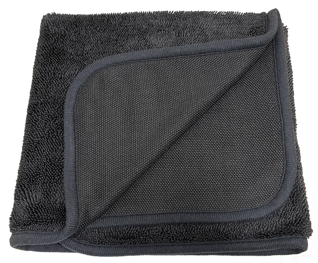 ACG DELIKA Полотенце из микрофибры для деликатной сушки поверхностей автомобиля СЕРАЯ 45x70 см 1022775