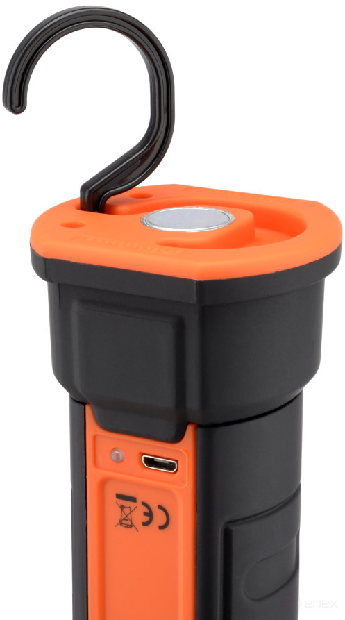 Adjustable LED Flashlight with magnet 3W 3X2. 510Lm, Li-ion 2000mAh (Car Body) 44307