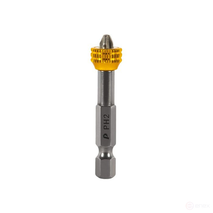Screwdriver bit PRACTICE "Profi" PH-2 x 50mm with magnetic ring (2 pcs) blister (915-618)