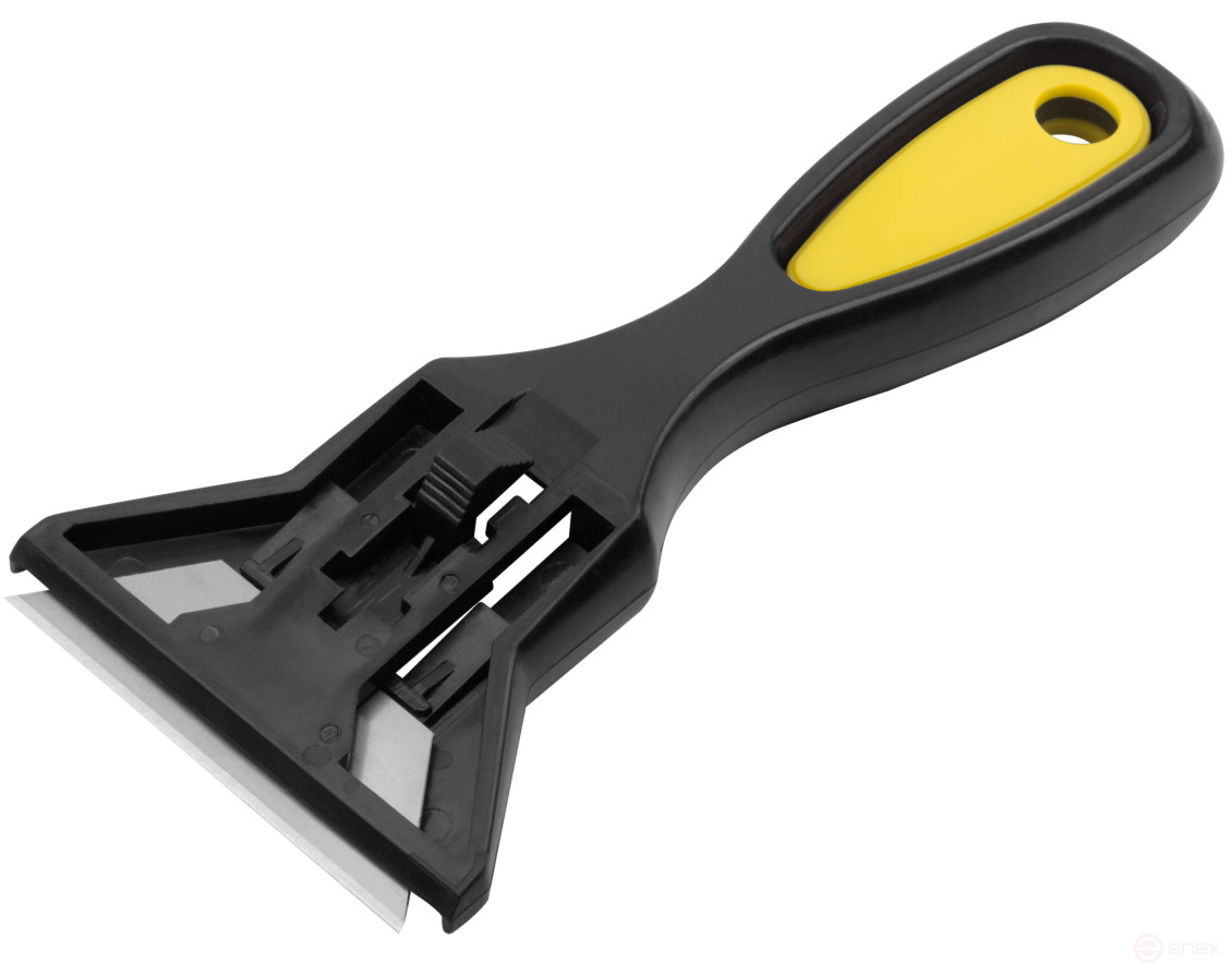 Reinforced plastic glass scraper, blade width 60 mm