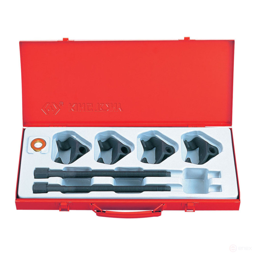 Shock absorber spring coupling kit, 85-270 mm, forged hooks, 6 pieces KING TONY 9BF21