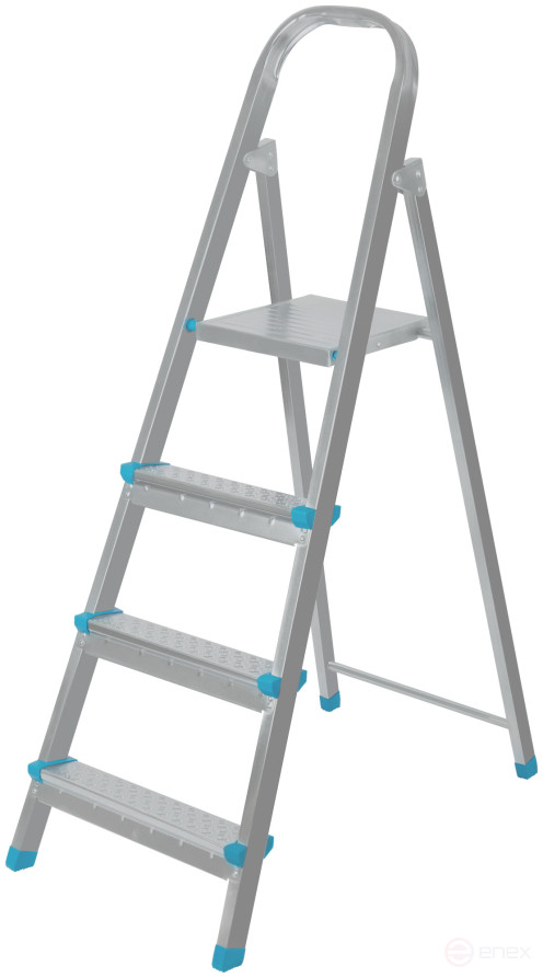 Steel ladder, 4 steps, weight 4.5 kg