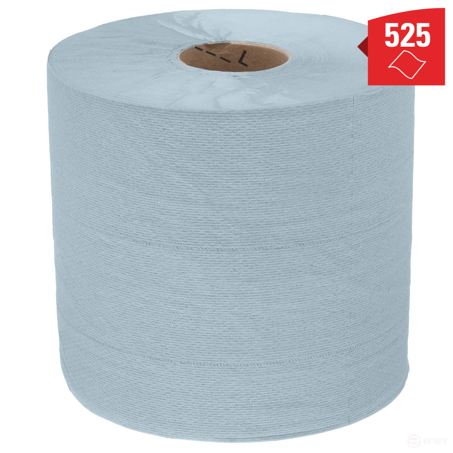 WypAll® L10 EXTRA Cleaning Material - Controlled Feed Roll / Blue (6 Rolls x 525 sheets)